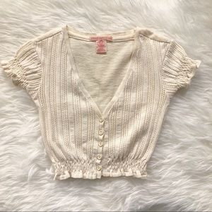 ISO UO Ellen Pointelle Cropped top